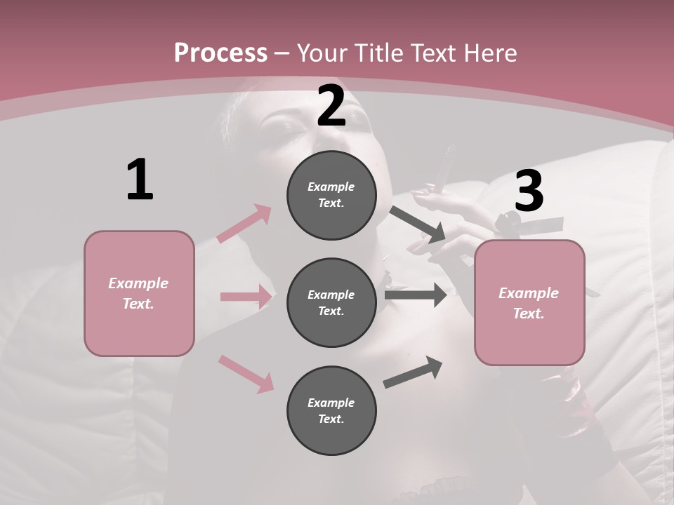Fur Women Suit PowerPoint Template