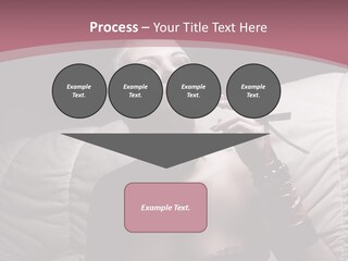 Fur Women Suit PowerPoint Template