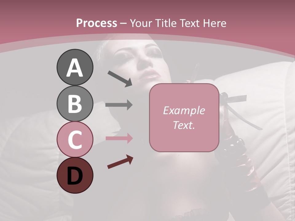 Fur Women Suit PowerPoint Template