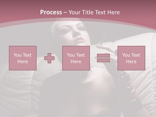 Fur Women Suit PowerPoint Template