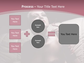 Fur Women Suit PowerPoint Template