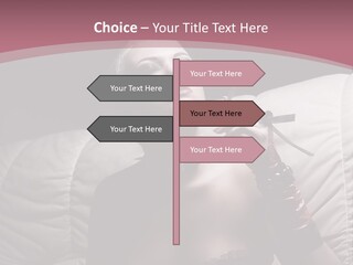 Fur Women Suit PowerPoint Template
