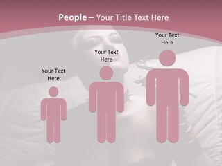 Fur Women Suit PowerPoint Template