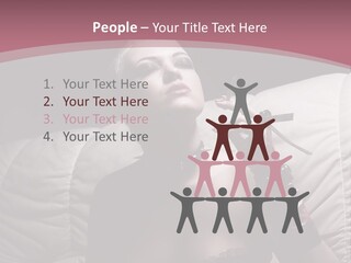 Fur Women Suit PowerPoint Template