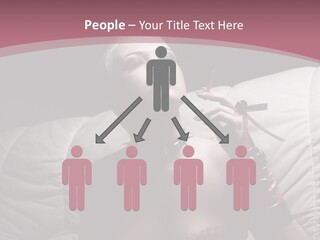 Fur Women Suit PowerPoint Template