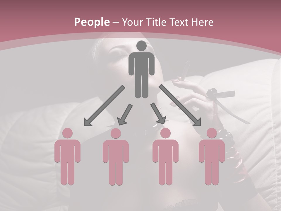 Fur Women Suit PowerPoint Template