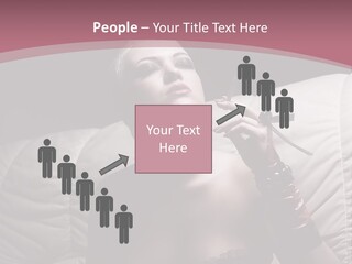 Fur Women Suit PowerPoint Template