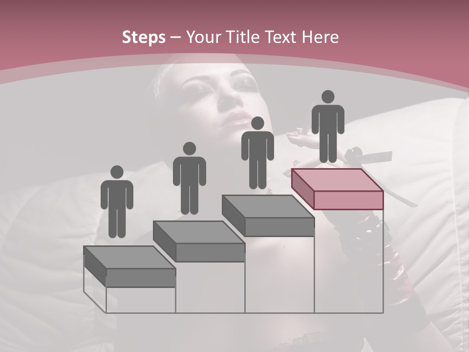 Fur Women Suit PowerPoint Template