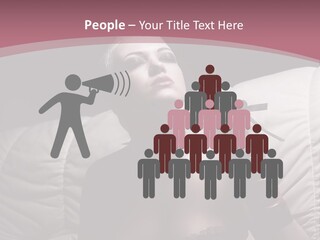 Fur Women Suit PowerPoint Template