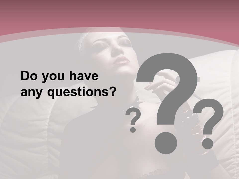 Fur Women Suit PowerPoint Template