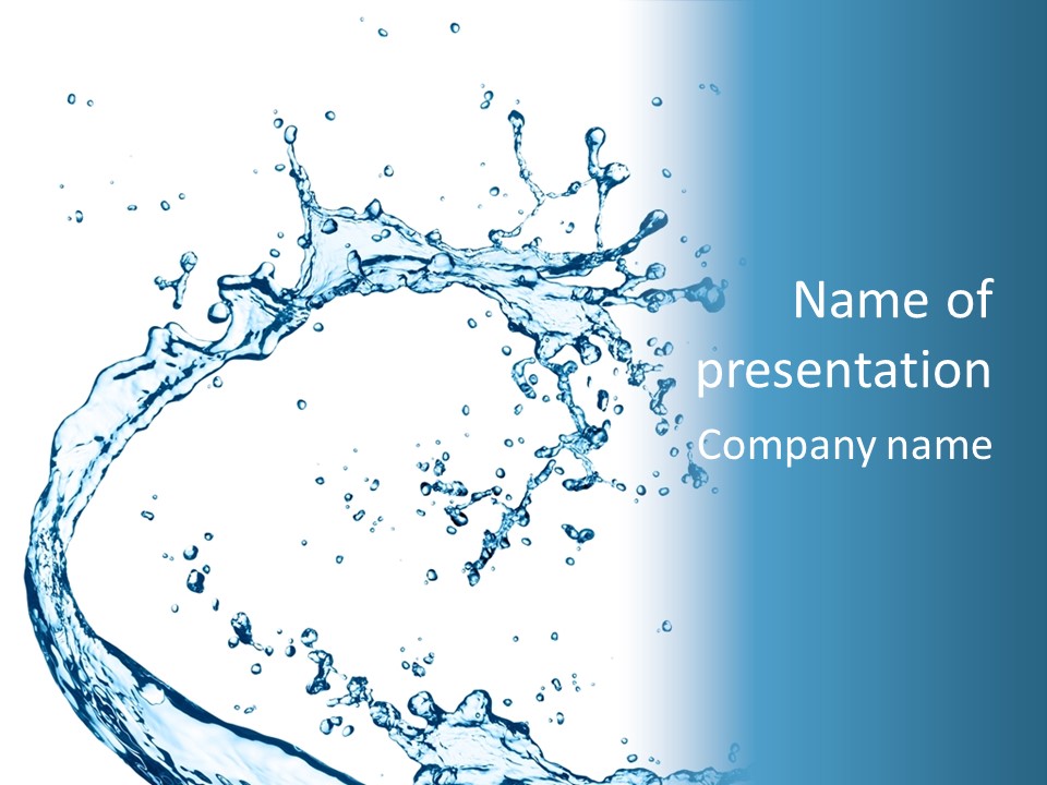 Liquid Clean Transparent PowerPoint Template