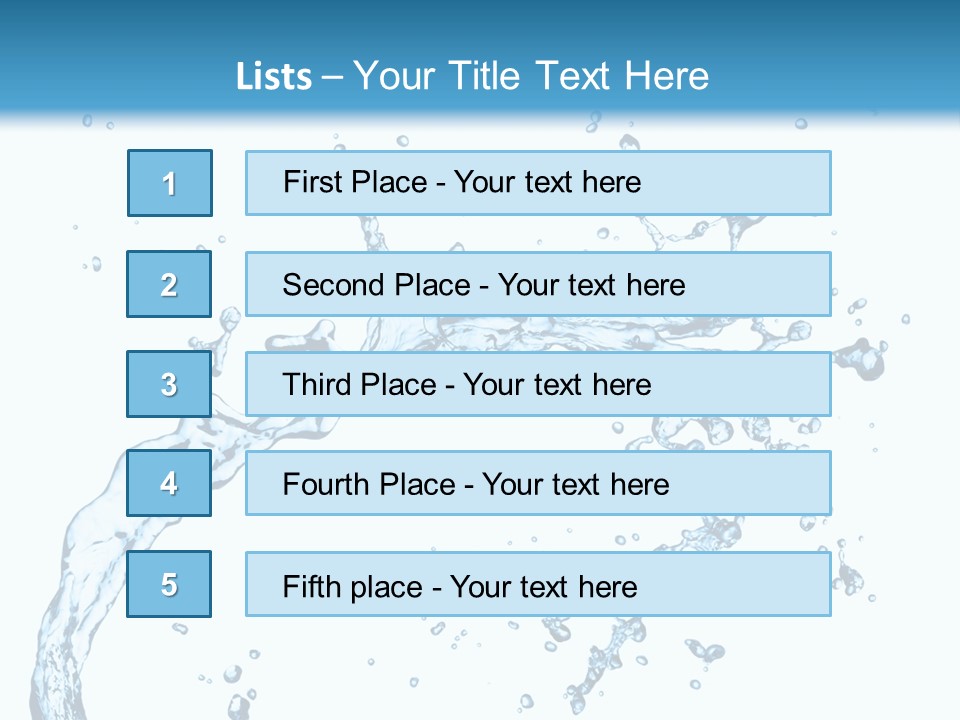 Liquid Clean Transparent PowerPoint Template