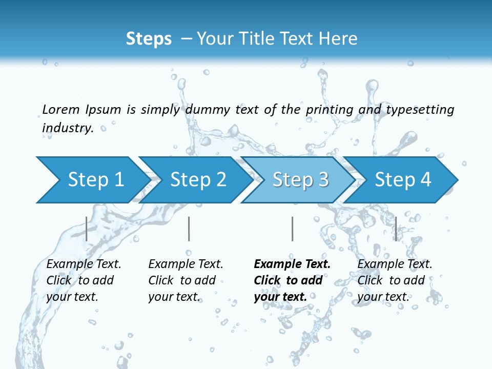 Liquid Clean Transparent PowerPoint Template
