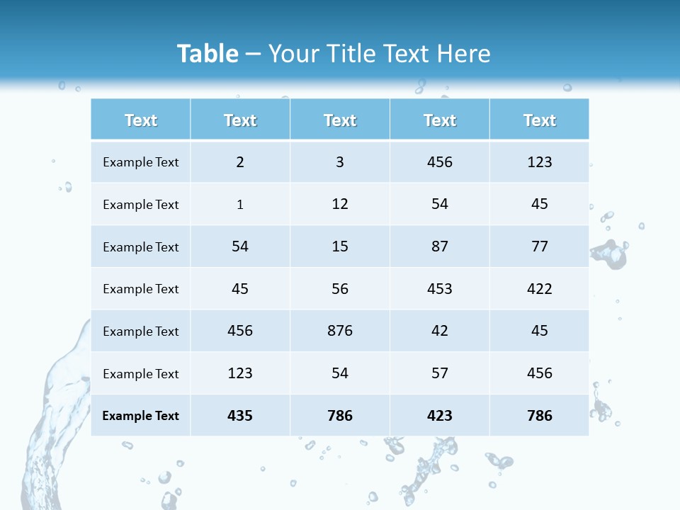 Liquid Clean Transparent PowerPoint Template