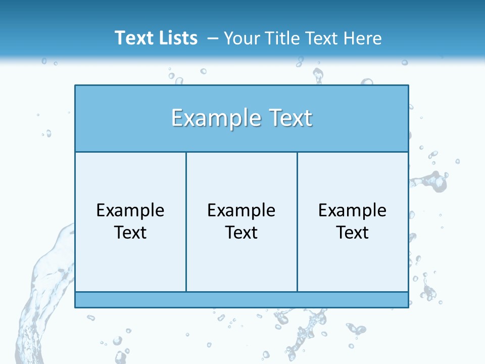 Liquid Clean Transparent PowerPoint Template