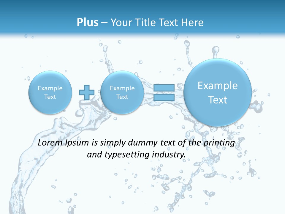 Liquid Clean Transparent PowerPoint Template