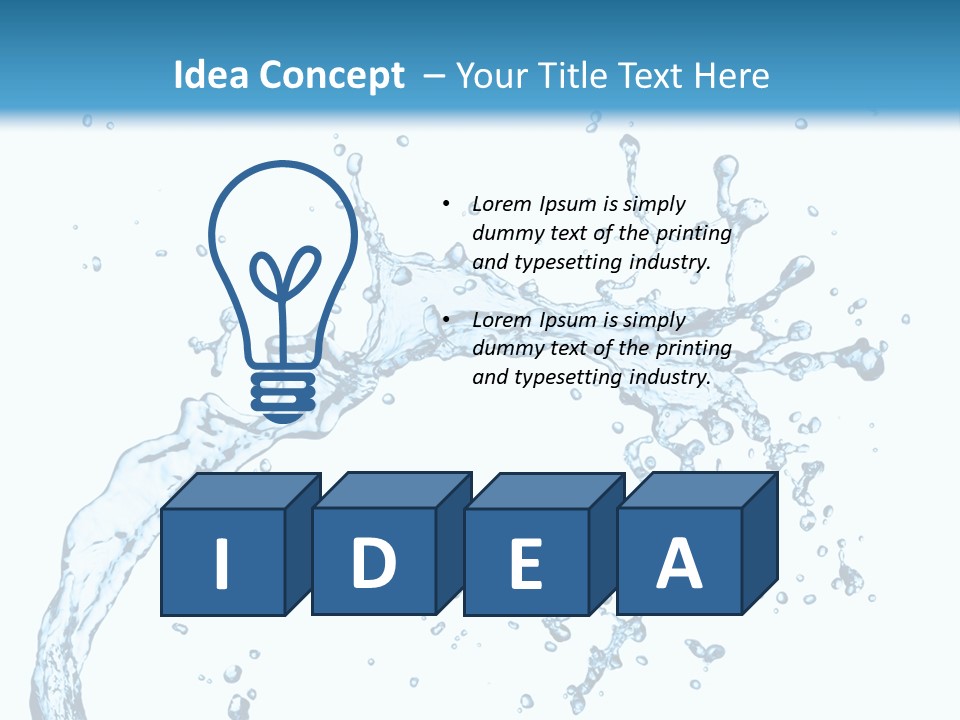 Liquid Clean Transparent PowerPoint Template