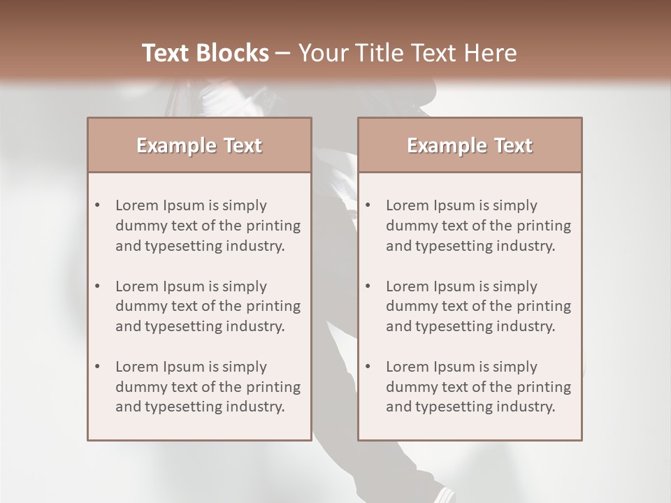 A Man In A Suit Jumping In The Air PowerPoint Template