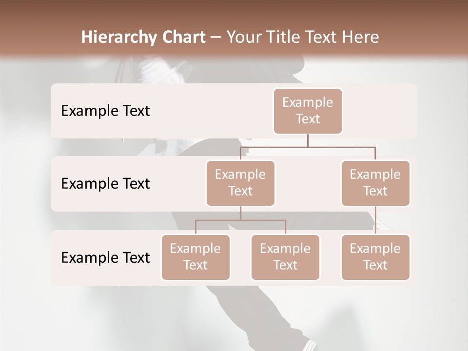 A Man In A Suit Jumping In The Air PowerPoint Template