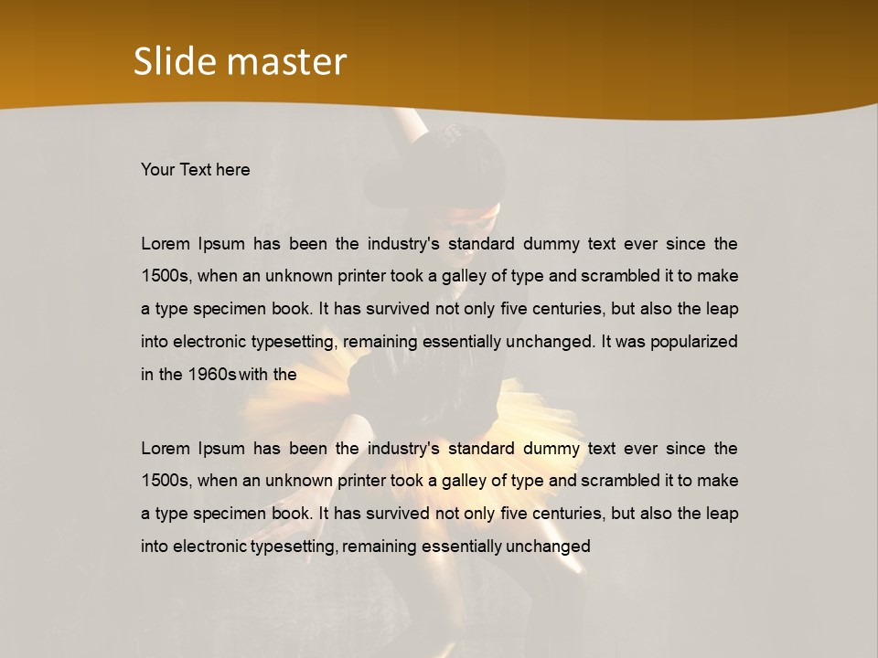 Grace Fashion One PowerPoint Template