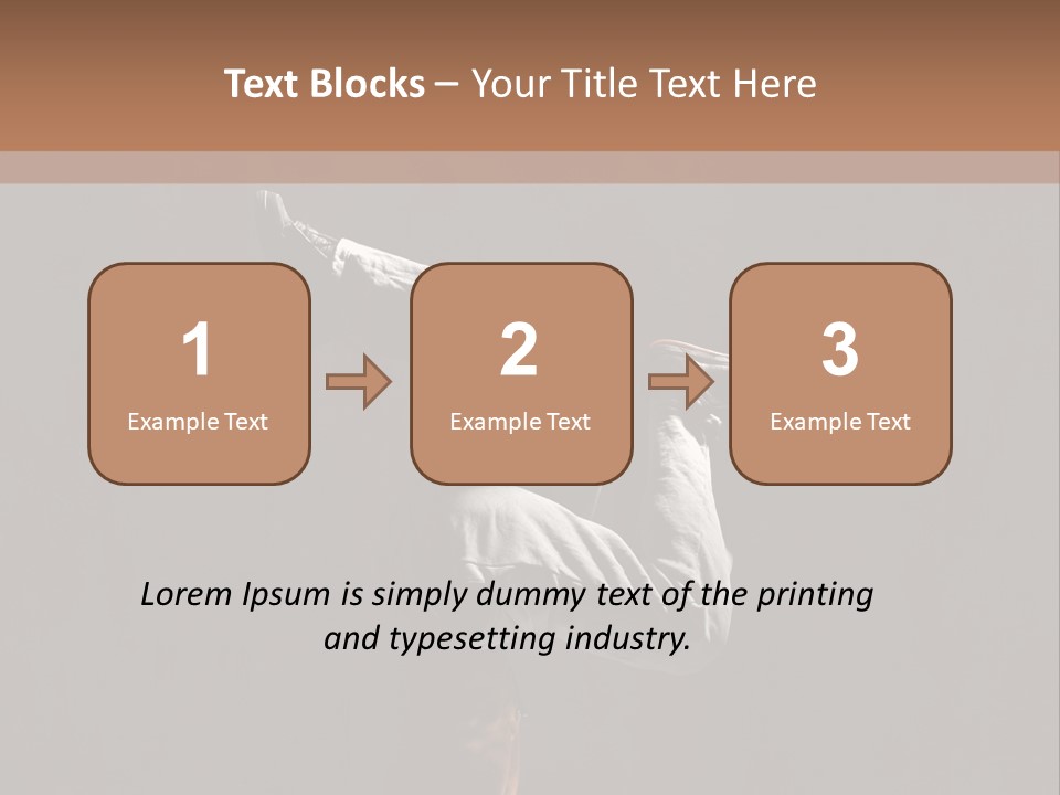 Breakdance Agility Headstand PowerPoint Template