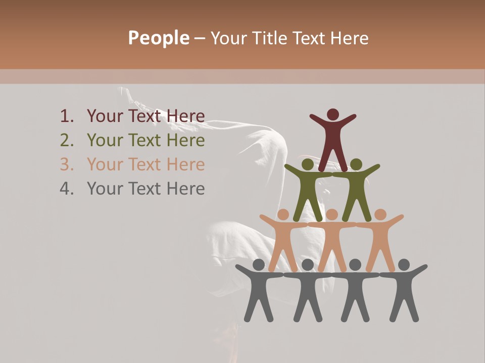 Breakdance Agility Headstand PowerPoint Template