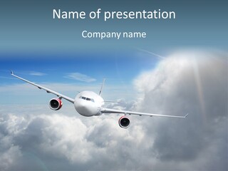 Air Travel Elevate PowerPoint Template