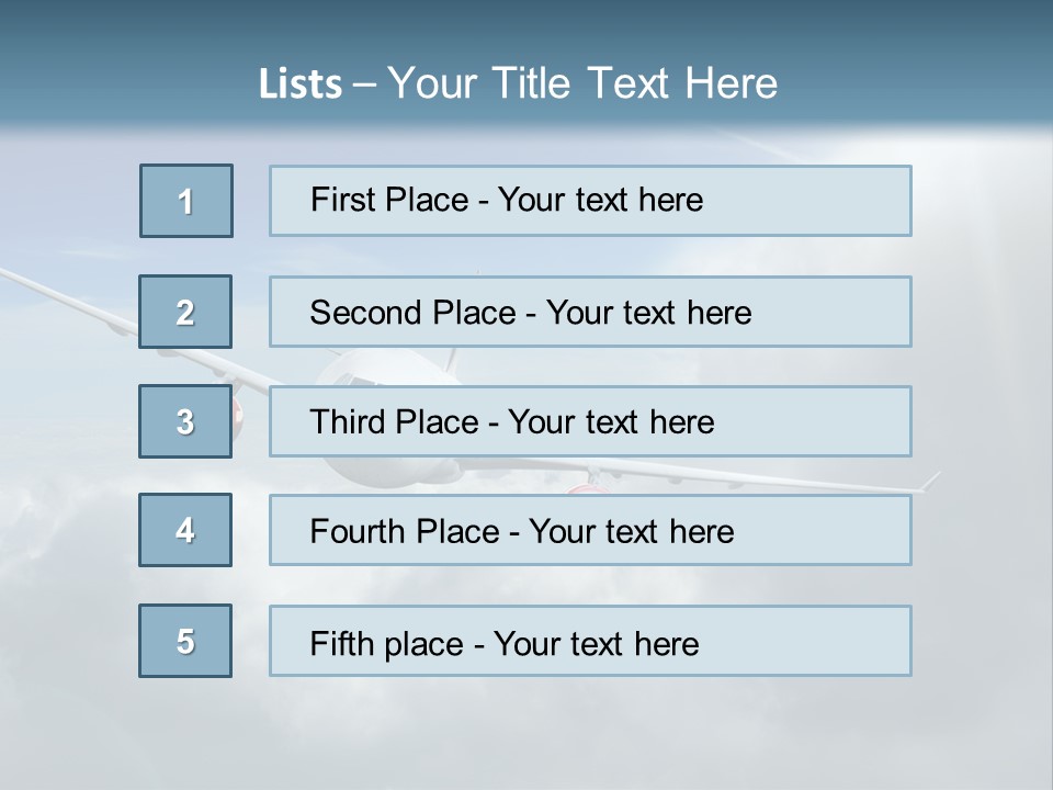 Air Travel Elevate PowerPoint Template