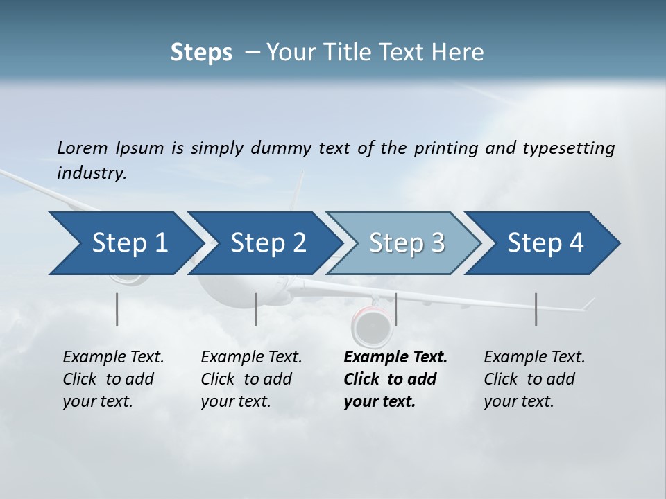 Air Travel Elevate PowerPoint Template