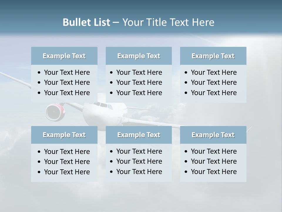 Air Travel Elevate PowerPoint Template