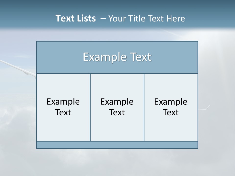 Air Travel Elevate PowerPoint Template