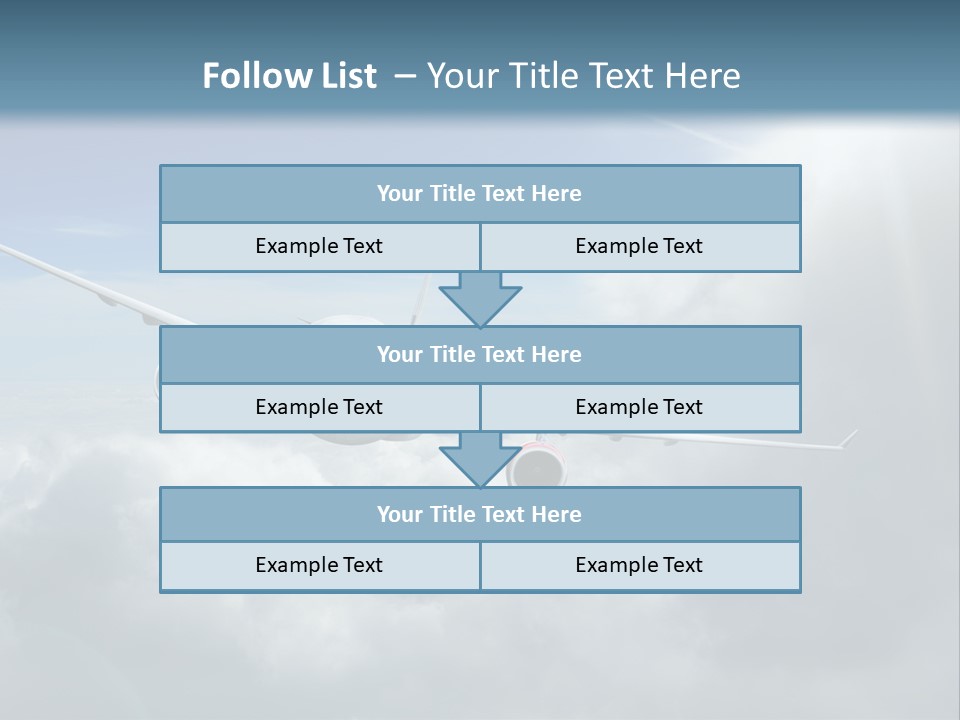 Air Travel Elevate PowerPoint Template