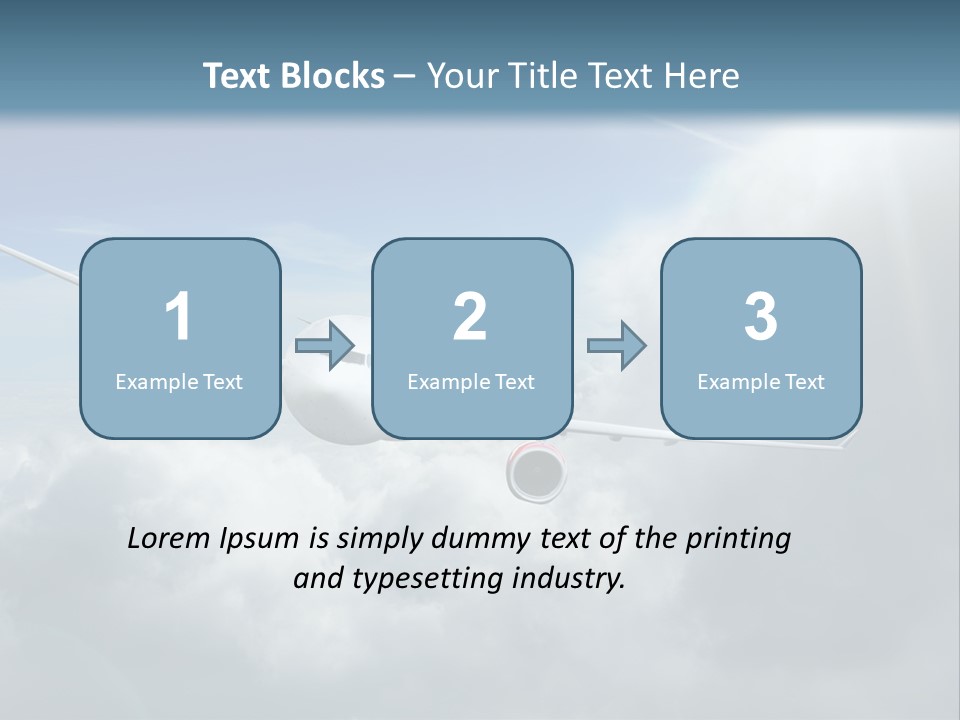 Air Travel Elevate PowerPoint Template
