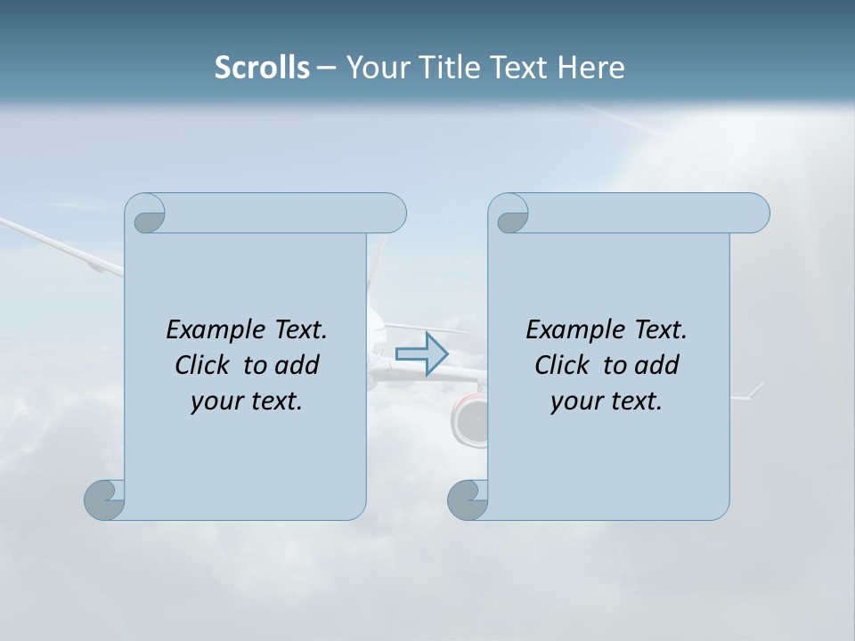 Air Travel Elevate PowerPoint Template