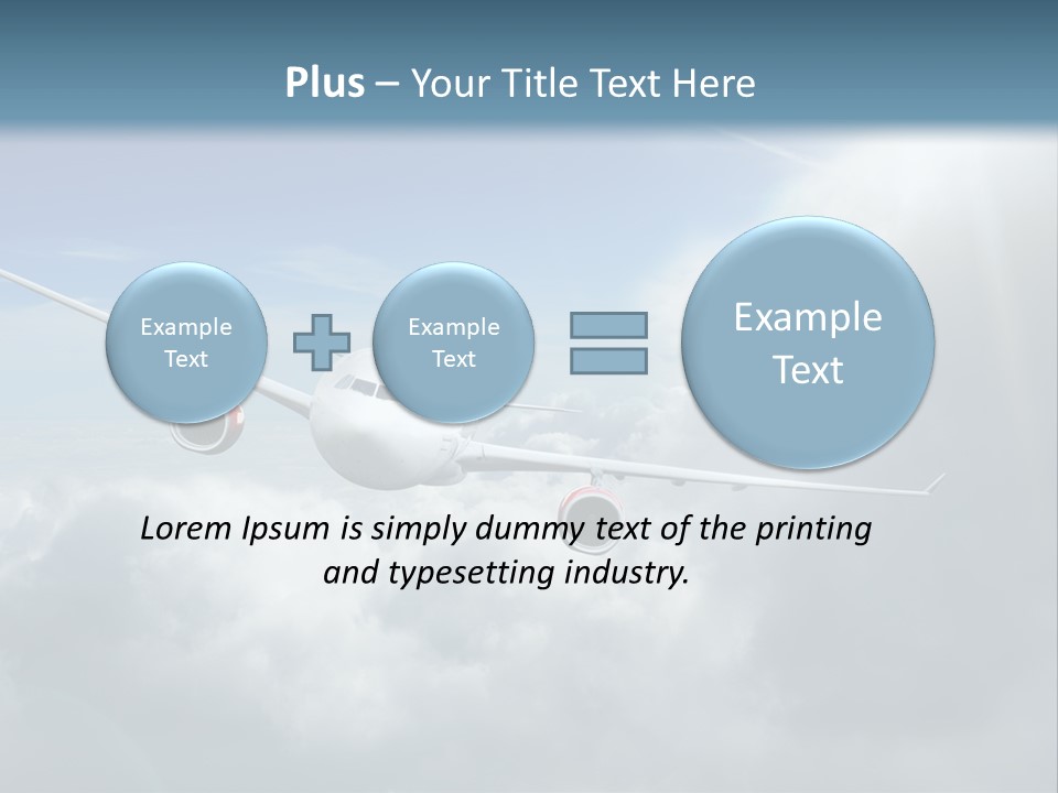 Air Travel Elevate PowerPoint Template