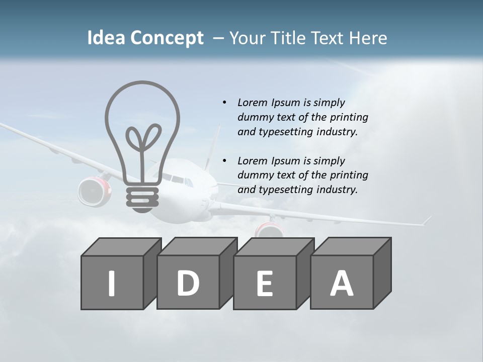 Air Travel Elevate PowerPoint Template