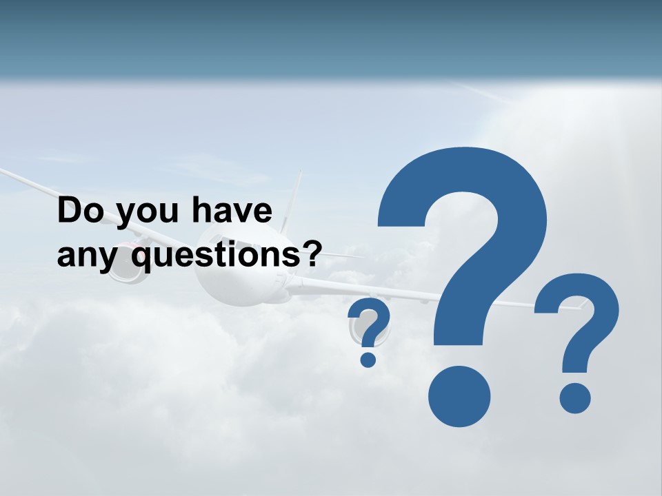 Air Travel Elevate PowerPoint Template