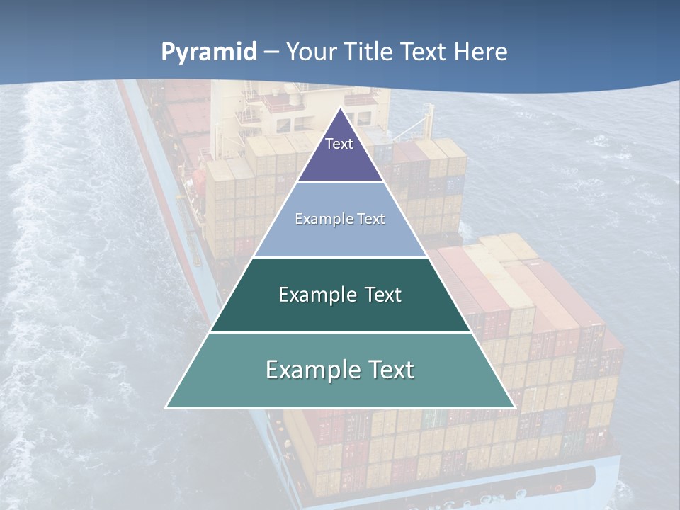 Commercial Unloading Aerial PowerPoint Template