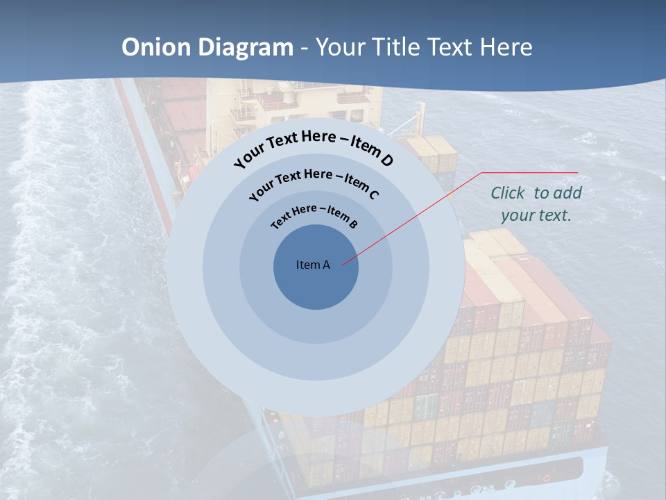 Commercial Unloading Aerial PowerPoint Template