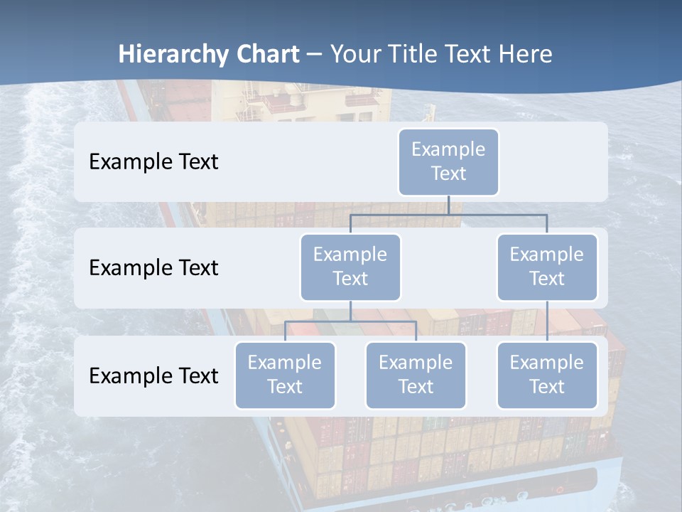 Commercial Unloading Aerial PowerPoint Template