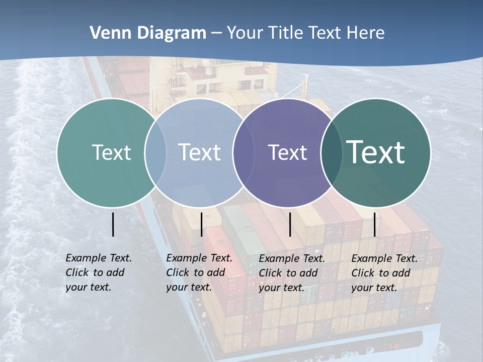 Commercial Unloading Aerial PowerPoint Template