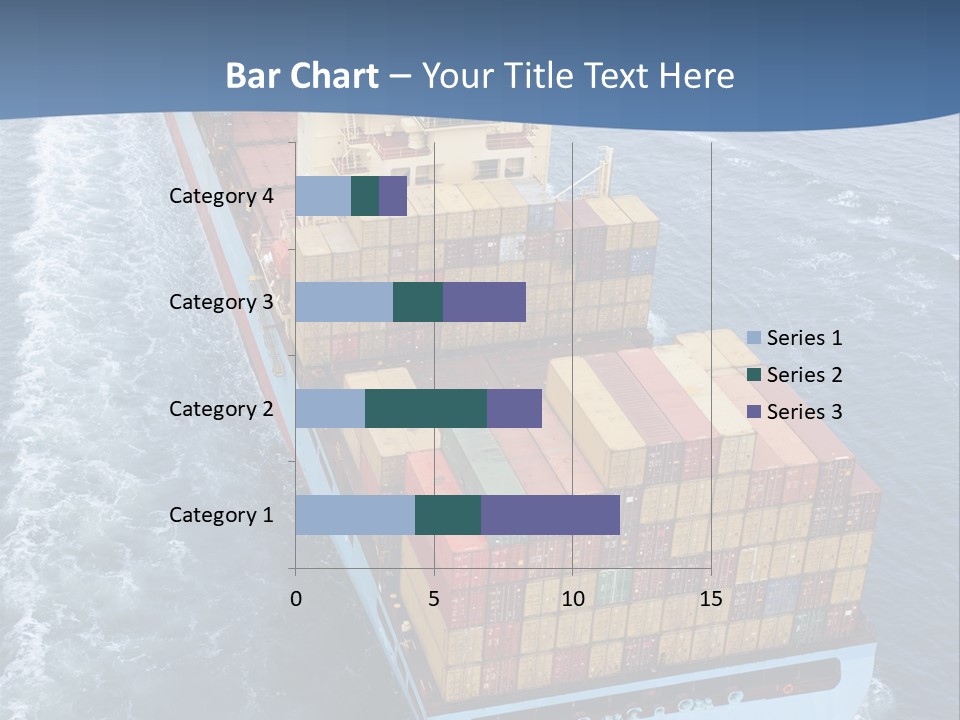 Commercial Unloading Aerial PowerPoint Template