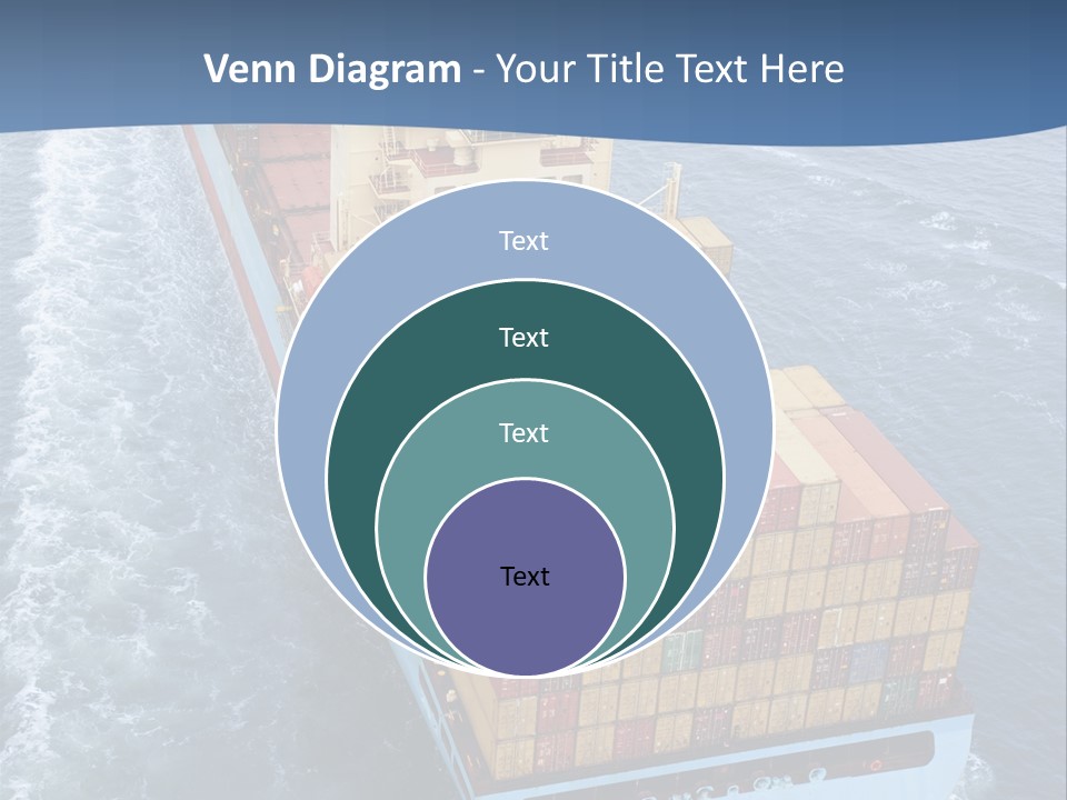 Commercial Unloading Aerial PowerPoint Template