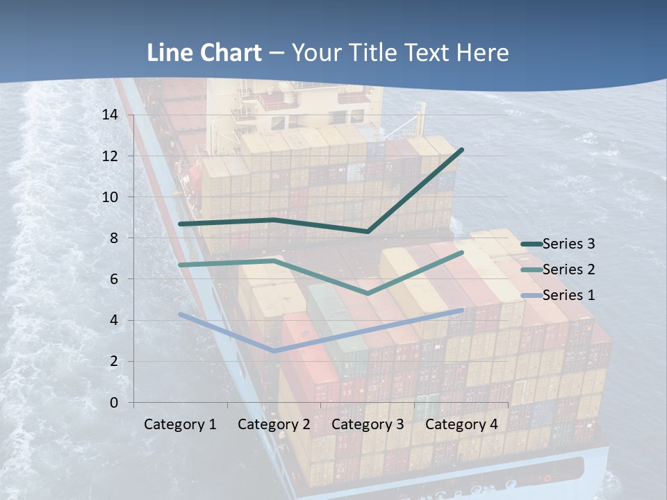 Commercial Unloading Aerial PowerPoint Template