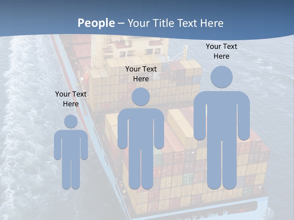 Commercial Unloading Aerial PowerPoint Template