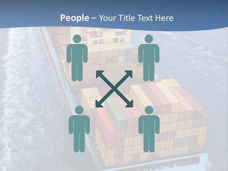 Commercial Unloading Aerial PowerPoint Template