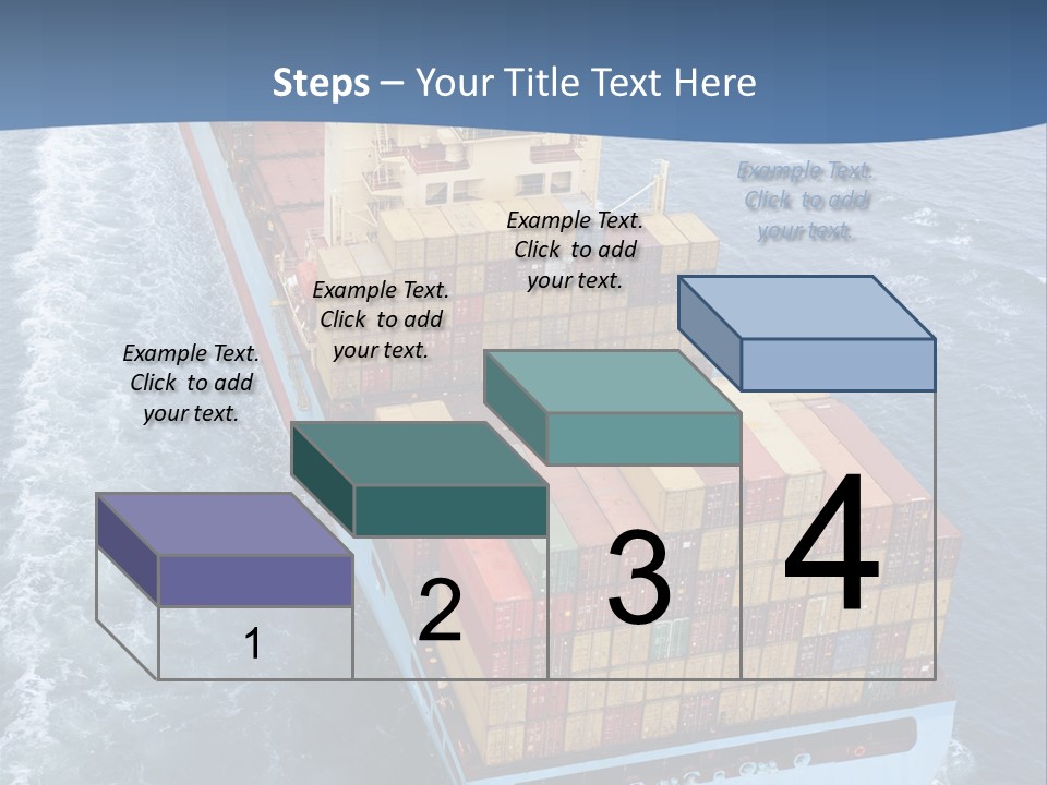 Commercial Unloading Aerial PowerPoint Template