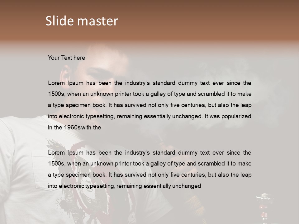 Face Pleasure Jet PowerPoint Template