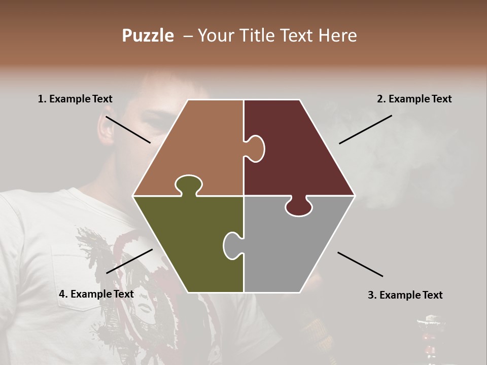 Face Pleasure Jet PowerPoint Template