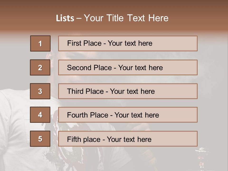 Face Pleasure Jet PowerPoint Template